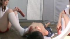 Japanese Schoolgirls Foot Humiliation