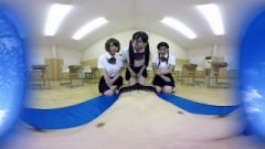 KVR-1707-15 JavRedlight – Three Horny Japanese School Girls In VR