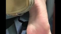 Closeup Candid Feet At School 1/2
