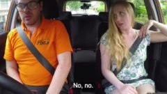 Fake Driving School Ex Learner Satine Sparks Arse Spanked Red Rough