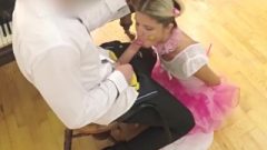Gina Gerson Tiny School-Girl Ruined By Professor – Pet Slave