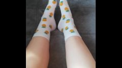 Nubile School Whore Tease Her Steamy Feet In Socks After School – Foot Fetish