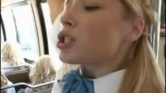 White School-Girl Smashed On Bus By Japanese Dude (pmv)